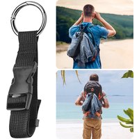1-10PCS Travel Luggage Fixed Strap With Release Buckle Backpack External Strap Anti-Theft Backpack Jackets Gripper Travel Supply