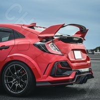Aerodynamic Rear Wing Diffuser for Honda Civic FK7 Hatchback 2016-2020 Type-R Style Upgrade ABS Material Spoiler Kit