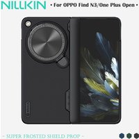 NILLKIN Super Frosted Shield Case for OnePlus Open/OPPO Find N3 Ultra-Thin Hard PC Flip Cover with Lens Protection Stand Design