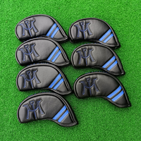 Golf club cover MIU iron cover, golf iron set cap cover, magnet closure