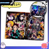 A7 Size Diy Notebook Cartoon Stitch Acrylic Shake Book A7 Notebook Cute Diy Anime Book Toy Figure Collectible Stationery Item