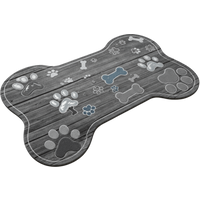 Quick-Dry Pet Placemat Easy Clean Absorbent Material Feeding Mat Waterproof Cartoon Non-Slip Floor Mat Multi-Pet Household