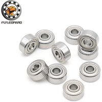 10pcs SR156ZZ SR166ZZ SR168ZZ SR2ZZ SR3ZZ Stainless Steel Bearings ABEC-9 High Precision Double Metal Shield Wear Resistant