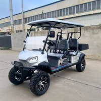 4 Seater Golf Carts Electric Controllers 48 Volt Club Car 5kw 3 - 4 Rear Wheel Drive Rear Wheel Mechanical Brake Custom Equipped
