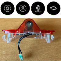 2Pieces LED Car Welcome Logo Projector Light Door Lamp Accessories For Renault Megane Koleos Laguna Talisman Latitude New style