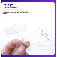 50Pcs 25 4x76 2MM Accessories Blank Glass For Basic Biological DIY Microscope Slides Biology Slide Science High Quality Durable
