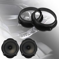 2pcs 6.5in Speaker Adapter Universal Front Door Speaker Adapter Mounting Bracket Adapter Plates for Ford Focus