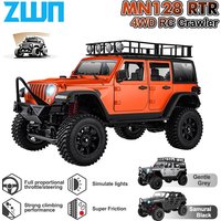 MN128 1:12 Remote Control Car 2.4g 4wd Full Scale Mnrc Rtr Led Light Rock Crawler Climbing RC Truck Adult Kids Christmas Gift
