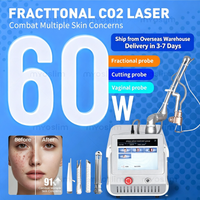 Professionele fractionele CO2-laser 10600nm beautyapparaat voor het verwijderen van littekens en striae, schoonheidssalonapparatuur met CE-keurmerk