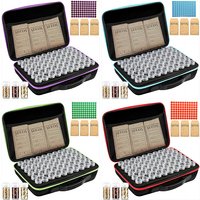 120/60/30 Round Bottles Diamond Painting Storage Case Organizer with Containers, Arts and Crafts Bead Storage Box Accessories