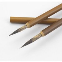 3Pcs Chinese Art Painting Brush Pen S M L for Hook Line Watercolor Calligraphy Natural Hair Brushes Professional Art Tools