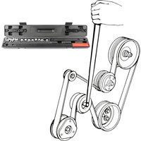 Car Belt Tool Set Vehicle Engine Maintenance Tools Professional Tension Pulley Wrench Set Pulley Removal Tool Kit