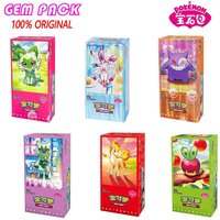 Oryginalne karty Pokemon GemPack Vol.5 Vol.3 Vol.2 Vol.1 Trading PTCG Torba Gem Box Talia Sprigatito Eevee Pikachu Gengar Prezent Karta