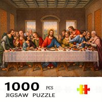 Jigsaw Puzzle 1000 Pieces The Last Suppe Puzzle Home Decor for Adults Game Family Fun Puzzles Educational Toys