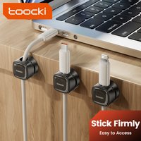 Toocki LX06 Cable Organizer Magnetic Wire Clips 6/12PCS for Mobile Phone Cables Power Strip Keybord Earphons Magnet Cable Winder