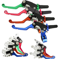 CNC Modified 360 Degree Folding Anti-Drop Labor-Saving Clutch Brake Handle For KAYO BOSUER M2 M4 M5 M6 T4 T6 K6 KTM CRF YZF KLX