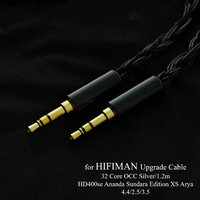 for 32-Core HIFIMAN 4.4mm Balanced HiFi Headphone Wire HD400se Ananda Sundara Edition XS Arya Silver-Plated OCC Upgrade Cable