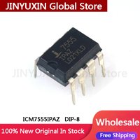 10-50pcs ICM7555IPAZ 7555IPAZ 7555 DIP-8 timed counting display IC In Stock