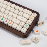 KBDiy Froyo Keycap Minimalist Style KOA Profile Alice Split Space PBT ISO Keycaps For 60 Wooting Mechanical Keyboard Gaming Aula