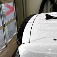 2pcs Rear Roof Spoiler for Volkswagen Caddy MK5 2020-2025 Car Trunk Body Kit High-quality Plastic Gloss Black Accessories Tuning