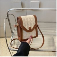 Fashion Mobile Phone Bag for Women Phone Pocket PU Leather Handbags Shoulder Bag Lady Crossbody Bags Small Bags for Phones