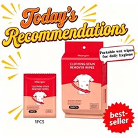 Clothes Stain Removal Wet Wipes Individual Wrapped Cleaning Wipes for Clothes Fabric Mini Instant Cleaner SAL99