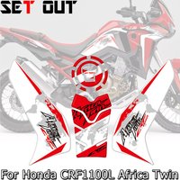 For Honda CRF 1100L CRF1100L Africa Twin 2020 Motorcycle Accessories 3D Decals Tank Epoxy Anti Scratch Protective Pad Sticker