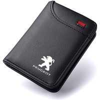 Leather Car Transverse Wallet Flap Purse Money Clip For Peugeot 408 4008 308 3008 Rifter 5008 508 2008 208 301 RCZ 407 108 406