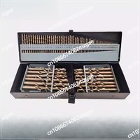 Cobalt High-speed Steel Twist Drill Bit Set, Imperial Drill Number, Letter Drill Set