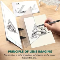 1pc Optical Clear Drawing Board, Portable Optical Tracing Board Image Draw Board Tracing Drawing Projector Painting Board