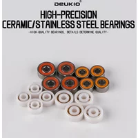 DEUKIO 1pc Hybrid/Full Ceramic Bearing 3*8*4/3*10*4mm DIY Fishing Reel Bearing For A/D Baitcasting Reel Modification