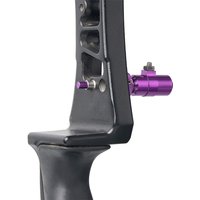 Toparchery Arrow Rest Hunting Accessory Recurve Bow Magnetic Arrow Rest Aluminum Alloy Left/Right Hands Outdoor Shooting