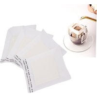 50PCS Portable Coffee Filter Paper Bag Hanging Ear Drip Tool Single Servele Disposable Perfect For Travel Camping Home