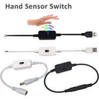 Hand Sweep Switch Waving ON/OFF Motion Sensor Switch Dimmer USB5V DC12V/24V for Closet Bedroom Home Decoration Night Light Strip