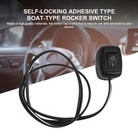 Universal Paste Type Toggle Switch DC 12V/24V Car Button Switch with Cable 55cm/100cm Paste Type Mini Switch for Fog Drive Lamps