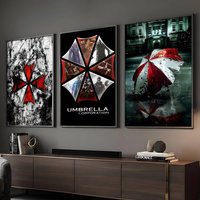 R-RESIDENT Game E-EVILs Poster HD Art Sticky Wall Waterproof Home Living Room Bar Decoration
