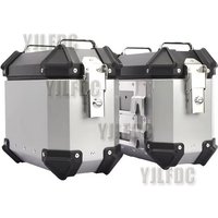 18L Motorcycles Side Saddle Bags Luggage Cases Saddlebags Waterproof Crash-proof Trunk Aluminum Universal Motorcycle Side Box