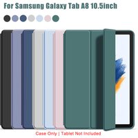Tri-fold Flip Case For Samsung Galaxy Tab A8 2022 10.5 inch SM-X200 SM-X205 Magnetic Stand PU Leather Protective Cover