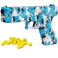 XcB 2025 New Tactical G17 Soft Bullet Toy Pistol Manual Airsoft Blaster CS Shooting Game For Boys Kids