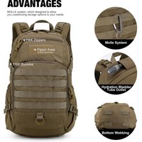 Outdoor Gear 25L Capacity Hiking Backpack Water-Resistant Lightweight Fitness Bag Durable Duffle Bag Backpacking