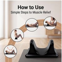 Psoas Muscle Massager – Deep Tissue Massage Tool for Hamstring, Thigh, Back & Calf Use