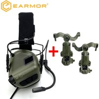 EARMOR Tactical Headset M32 SE Active Shooting Earmuffs Helmet Headset with Helmet Rail Adapter DIY Helmet Mount Headset image 4