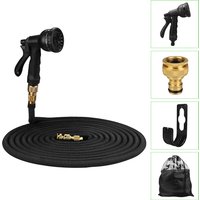 25FT-100FT Expandable Garden Hose High-Pressure Car Wash Water Pipes Home Garden Outdoor Watering Tools Cleaning Water Gun