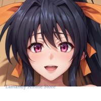 Dakimakura Anime Akeno Himejima Double-Sided Print Pillowcase Life-Size Body Pillow Cover