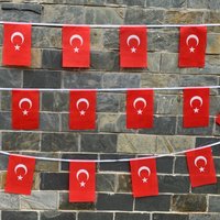 Türkiye flag 14x21cm 20 pieces/set Türkiye banner festival party indoor and outdoor decoration