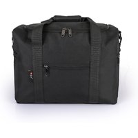 JLY Cabin Travel Bag 40x30x20cm Lightweight Duffel With Shoulder Strap & Pocket, Ryanair Underseat Size, Oxford Fabric In Black