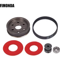 3.17/5.0 Low Noise Belt Drive Conversion Kit Transmission Gears System for 1/10 RC Crawler Car Axial SCX10 II 90046 Upgrade Part