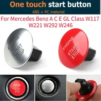 Car Engine Start Stop Push Button Switch One-click Start Keyless Replace For Mercedes Benz A C E GL Class W117 W221 W292 W246