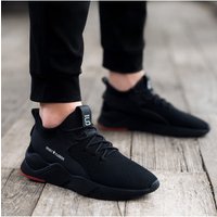 Cheap Men Sneakers Platform Breathable Mesh Lace Up Running Fitness Sports Shoes Outdoor Wear Casual Shoes Zapatillas Hombre New