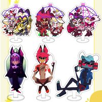 For Vaggie Alastor Lucifer Morningstar 10cm Acrylic Stand Sending Friends Cartoon Cute Desktop Ornament